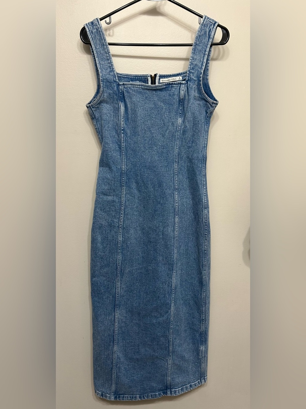 Abercrombie & Fitch Denim Midi Dress